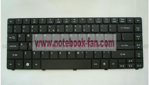 GENUINE QWERTY Keyboard w/ Cable for Acer 4250 4251 4252 4253 43 - Click Image to Close